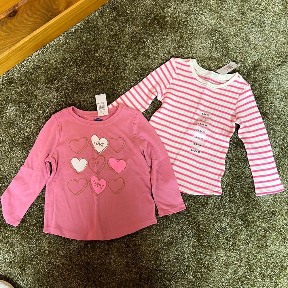 Old Navy Valnetine Shirt Set